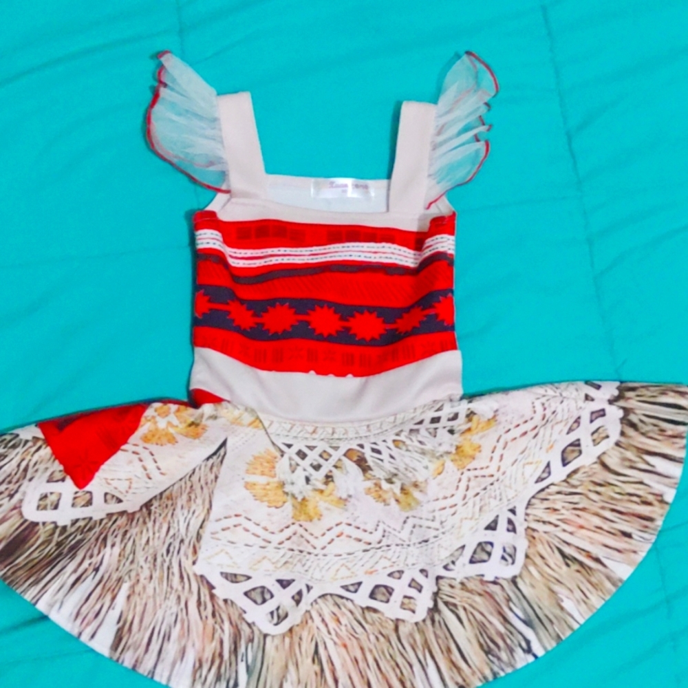 Moana print dress